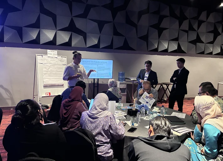 Participants at the Malaysia AI workshop