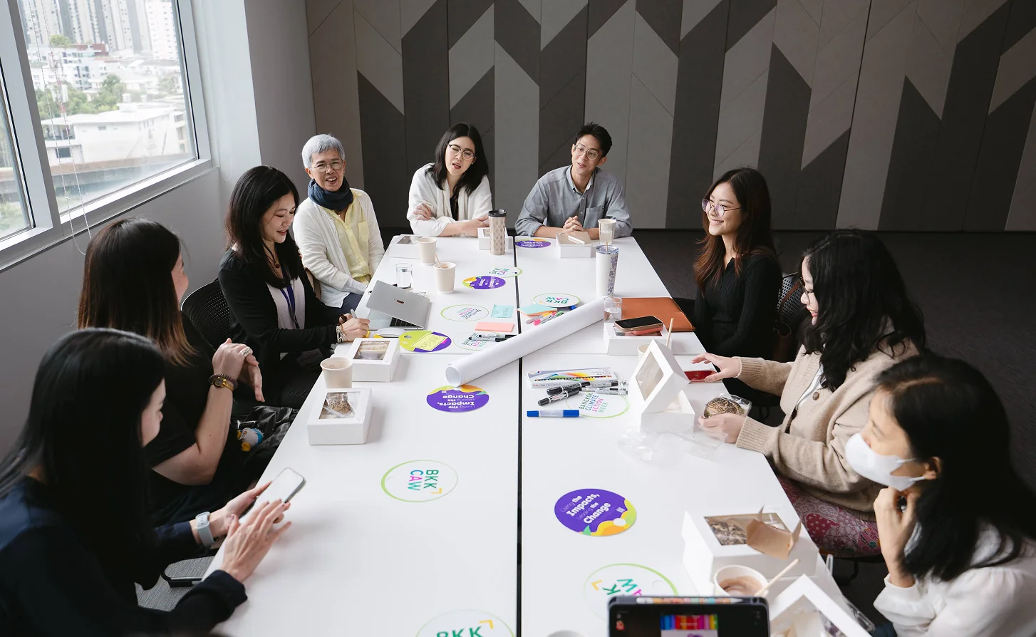 A hands-on session at the creator workshop