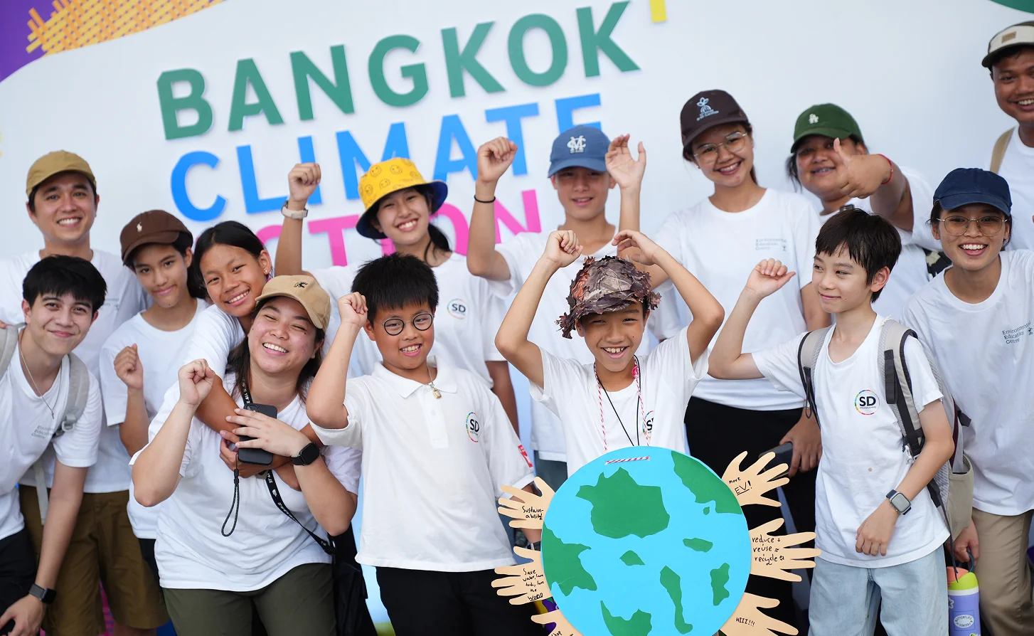 Young participants at the Car Free Day parade