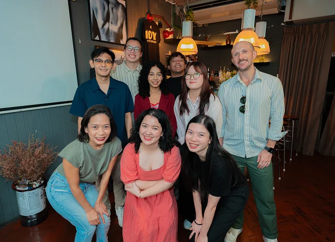 The Creative Climate Fellowship cohort together