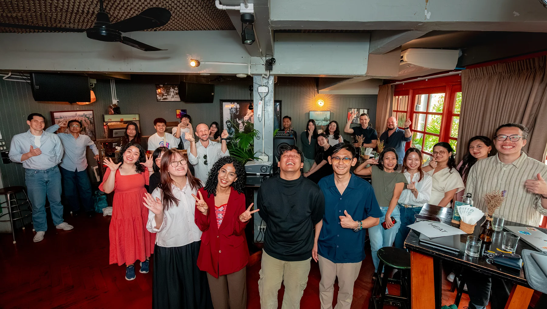 Creative Climate Fellowship cohort gathered together